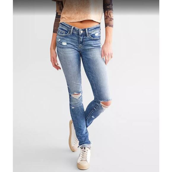 BKE Alec Women's Straight Leg Jeans Dark Wash - Size 29R - Picture 1 of 9
